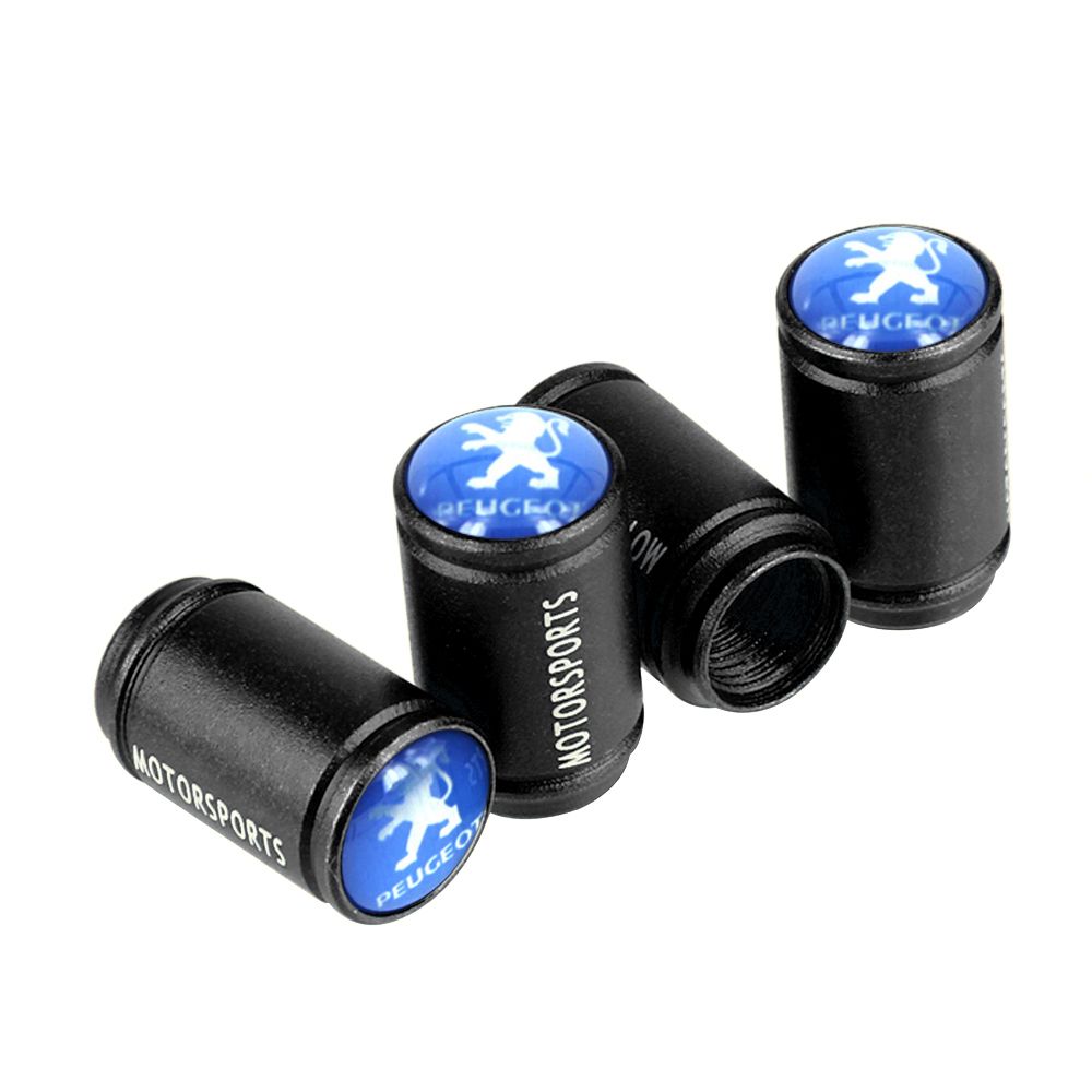 4pcsset Car Tire Valve Stem Caps For Peugeot Badge 406 307