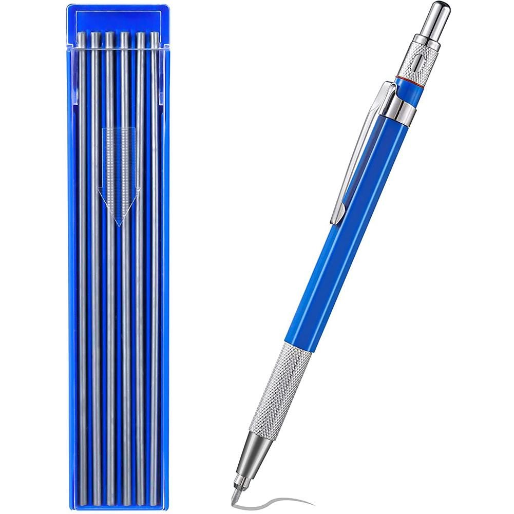 Mechanical Pencils Metal Marker with Builtin Sharpener for