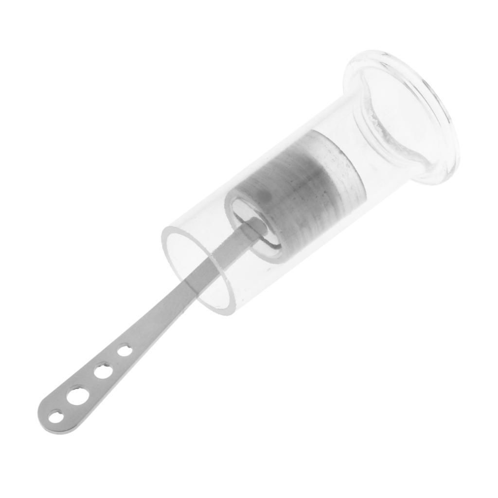 Glass Cylinder Metal Piston Replacement Flared End Piston