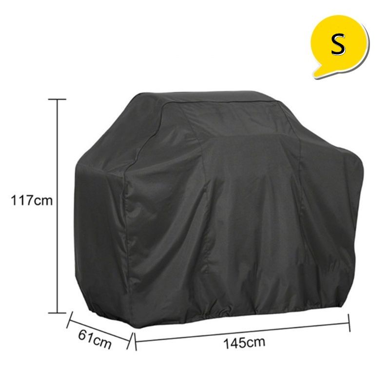 BBQ Grill Cover Waterproof Outdoor Barbecue Cover Heavy Duty Anti Sun Rain Protective For Weber Round Rectangle Bbq Accessories