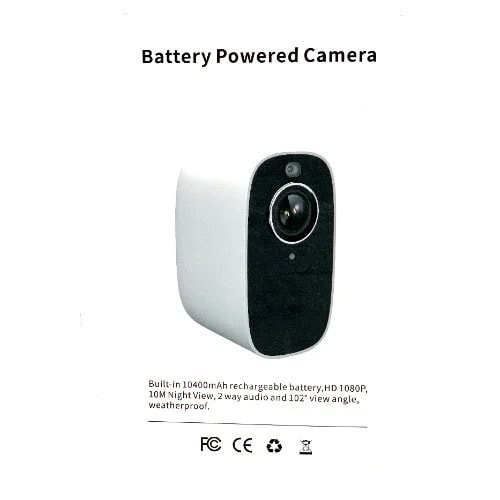 Solar Battery Powered Camera