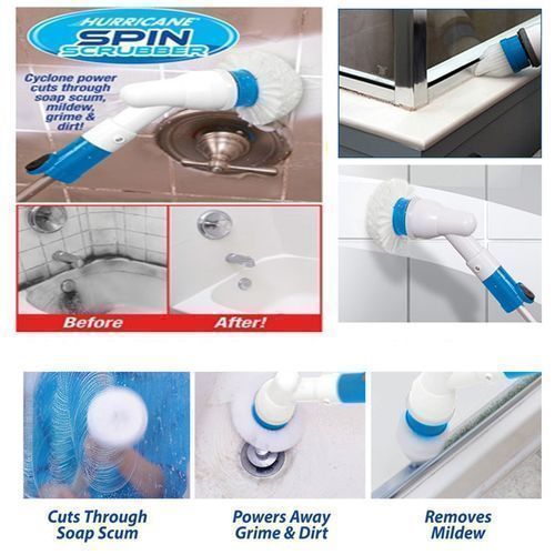 Rechargeable Handheld Hurricane Spin Scrubber