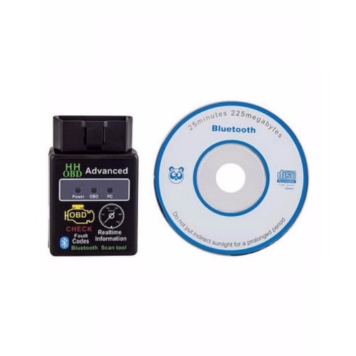 ELM 327 Adv OBD II Wireless Car Scanning Tool - Black