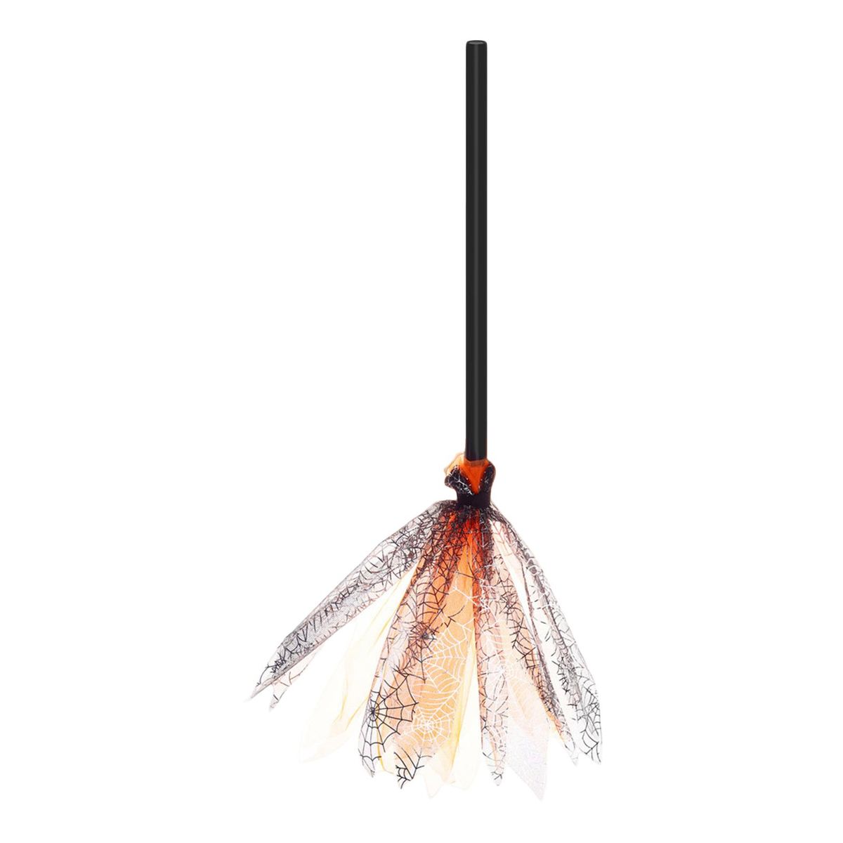 Scary Halloween Witch Broom Creepy Plastic Witch Broom Cosplay Witches Broomstick Props for Halloween Cosplay Favors Party Bar Haunted House Decoration