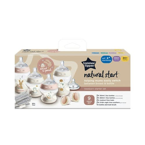 Natural Start Self Sterilising Bottles Starter Set