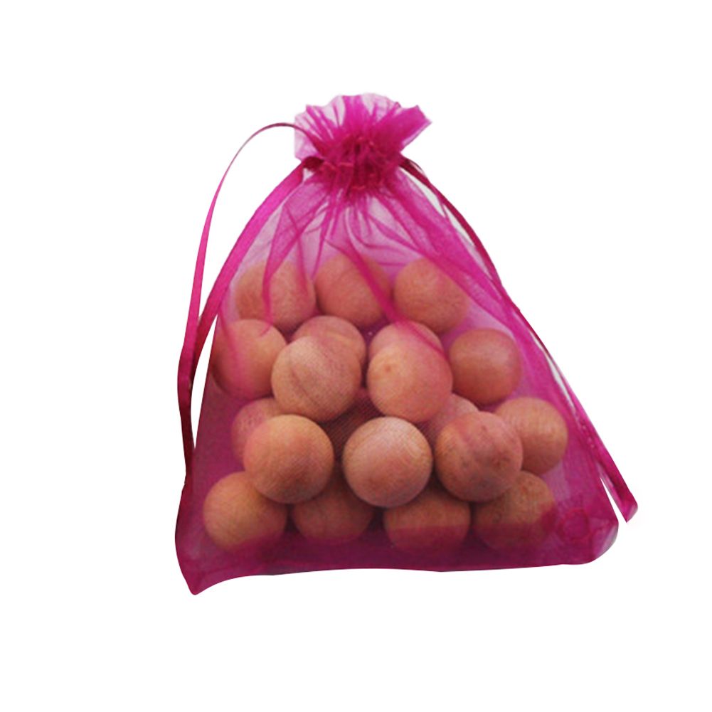 20Pcs 1.8cm Camphor Wood Moth Balls Wardrobe Clothes Drawer-