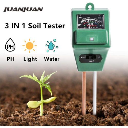 3 IN 1 Digital Soil Moisture Sunlight PH Meter Tester For Plants Flowers Acidity Moisture Measurement Garden Tools
