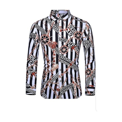 Mens' Formal Vintage Shirt - Multicolour
