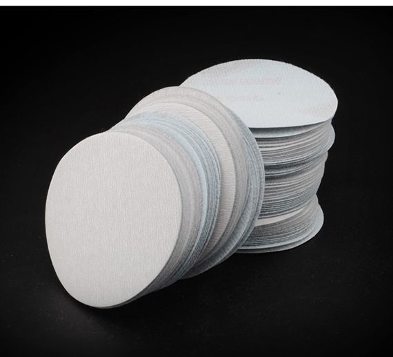 20pcs 5 Inch 125mm White Round Dry Scrub Sandpaper