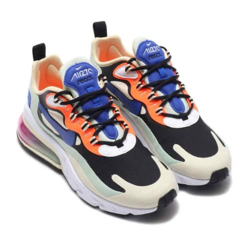Air Max React Women's Shoes - Blue-Black