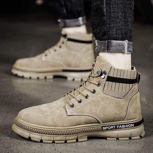 Men Martin Boots(Khaki)