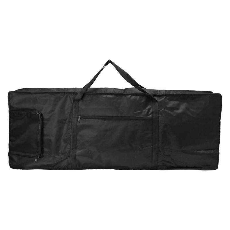 Portable 61-Key Keyboard Electric Piano Padded Case Carry Bag Oxford Cloth Black