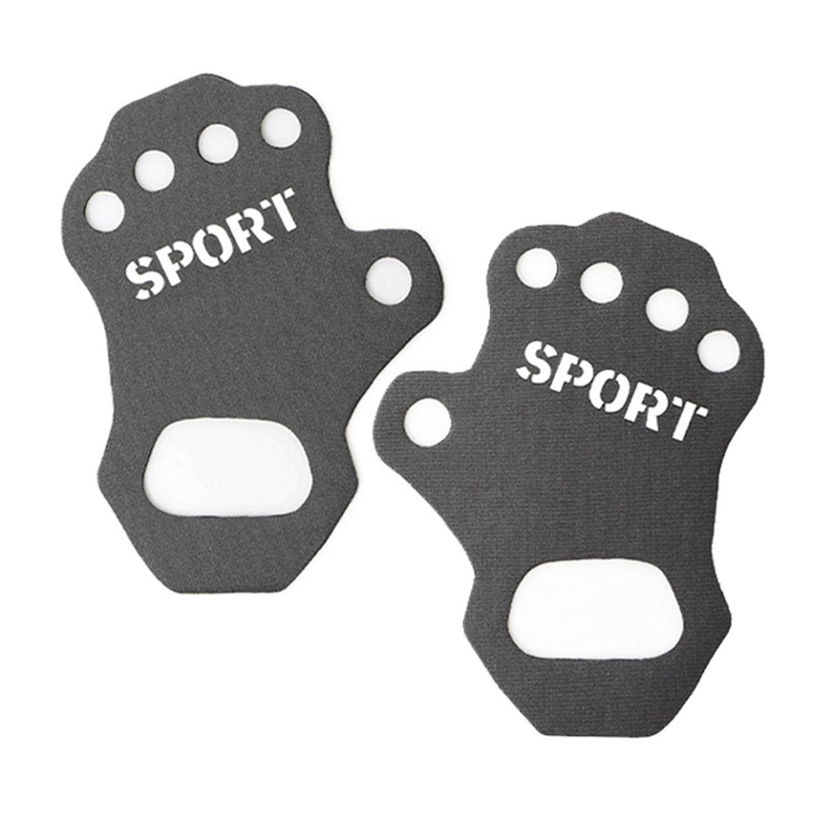 Hand Protector Grip Pro Ultralight Sweat-absorbing for Weightlifting Grey