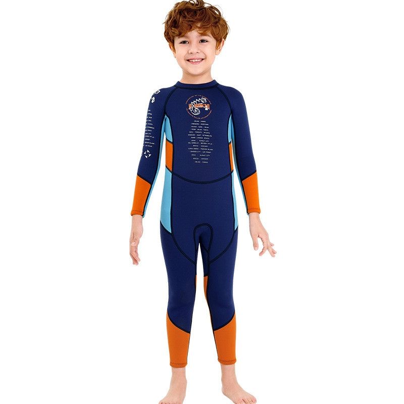 2.5mm One-piece Wetsuit Long-sleeved Warm Swimsuit