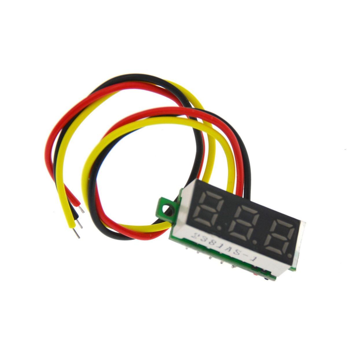 0.28 Inch DC0-100V 3-Wire Mini Gauge Voltage Meter Digital Display Panel Voltmeter Detector Monitor Tool