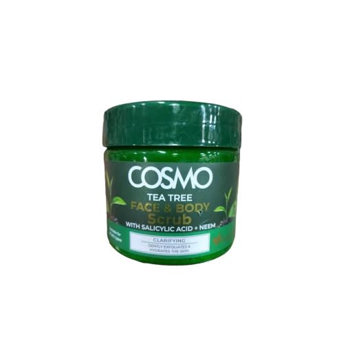 Tea Tree Face & Body Scrub With Salicylic Acid + Neem - 325ml