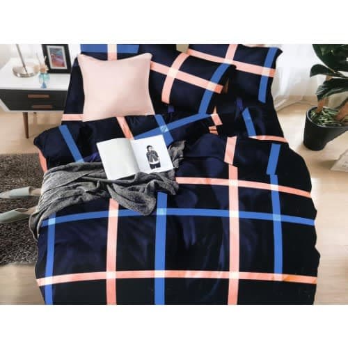 Duvet Set Plus Bedsheet With Pillowcases - Multicolor