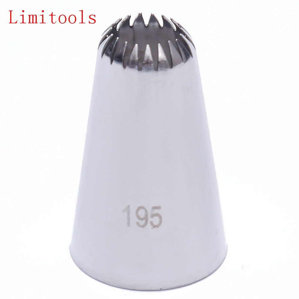 #195 New Writing Cupcake Tube High Quality Steel Cake