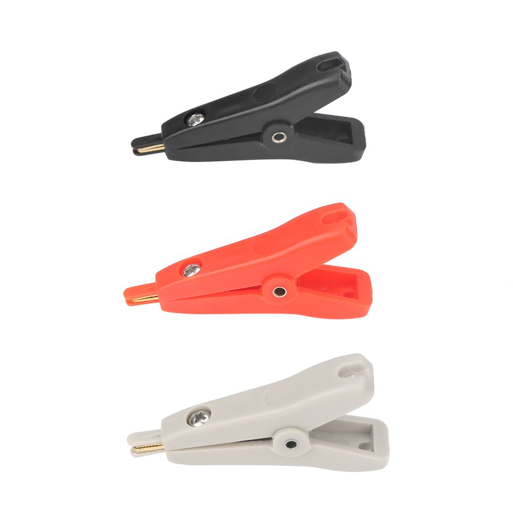 3Pcs P2005 Copper Gold Plated Alligator Clip LCR Kein Test
