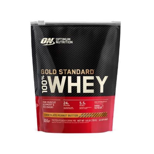 Gold Standard 100% Whey Protein Powder- Chocolate Peanut Butter - 726g