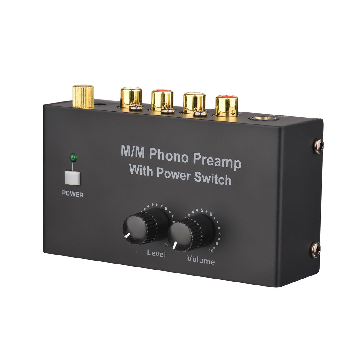M/M Phono Preamp With Power Switch Compact Preamplifier