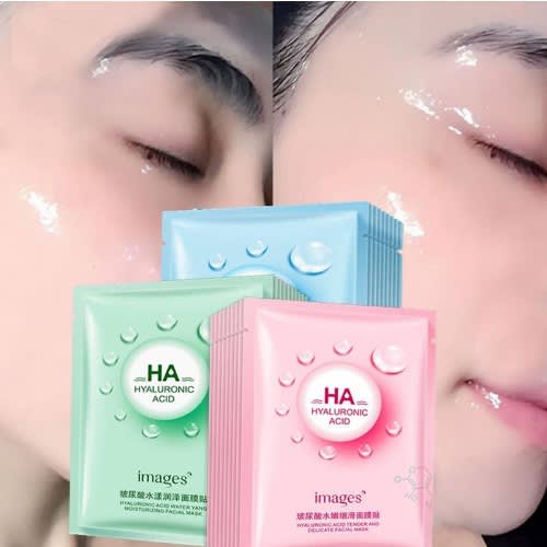 Hyaluronic Acid Water Yang Moisturizing Facial Mask - 3pcs
