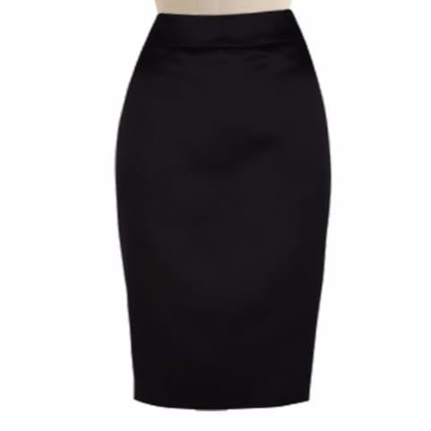 Ladies Bodycon Skirt - Black