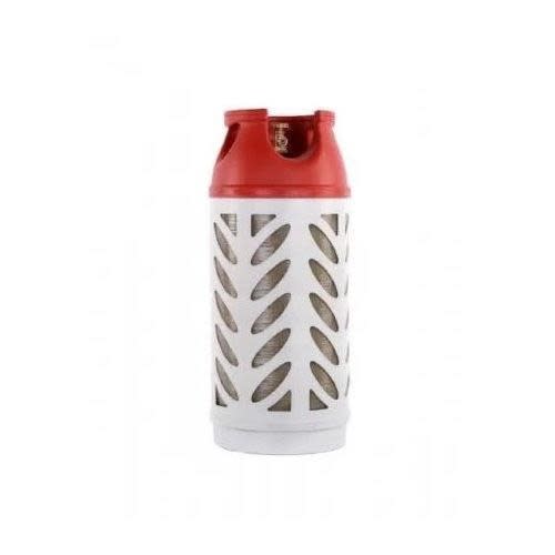Fibre Transparent Gas Cylinder - Red - 12.5kg