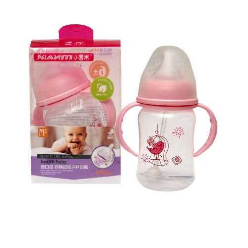 Anti-colic Baby Feeding Bottle- Pink