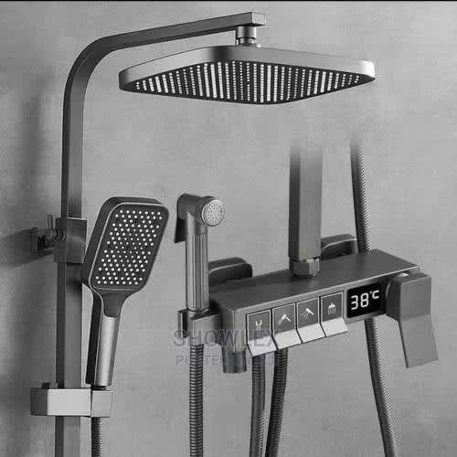 Standing Shower With Bumbum Wash & Basket Holder