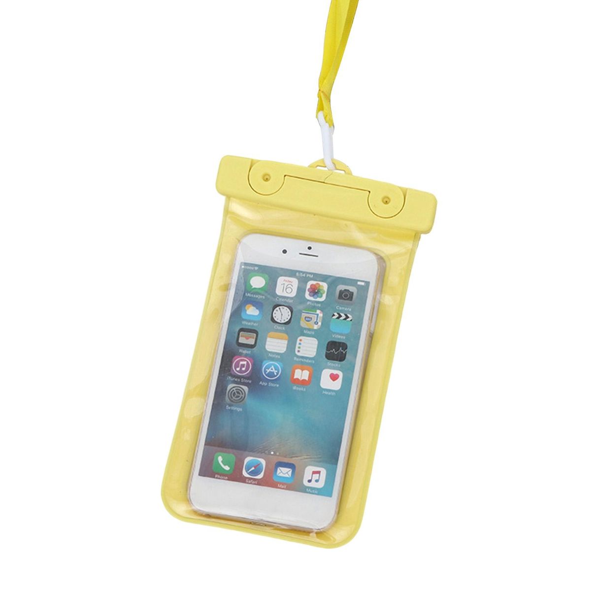 Phone Waterproof Case Water Resistant Phone Waterproof Bag Yellow