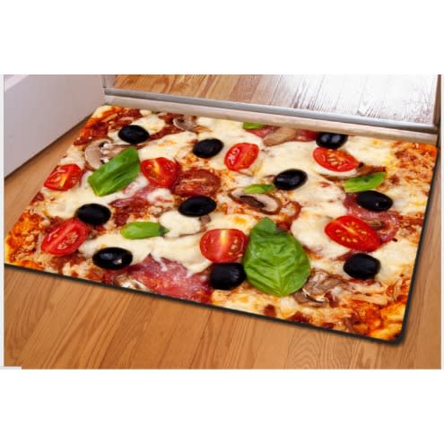 Pizza Floor Door Mat-(40cmx60cm)