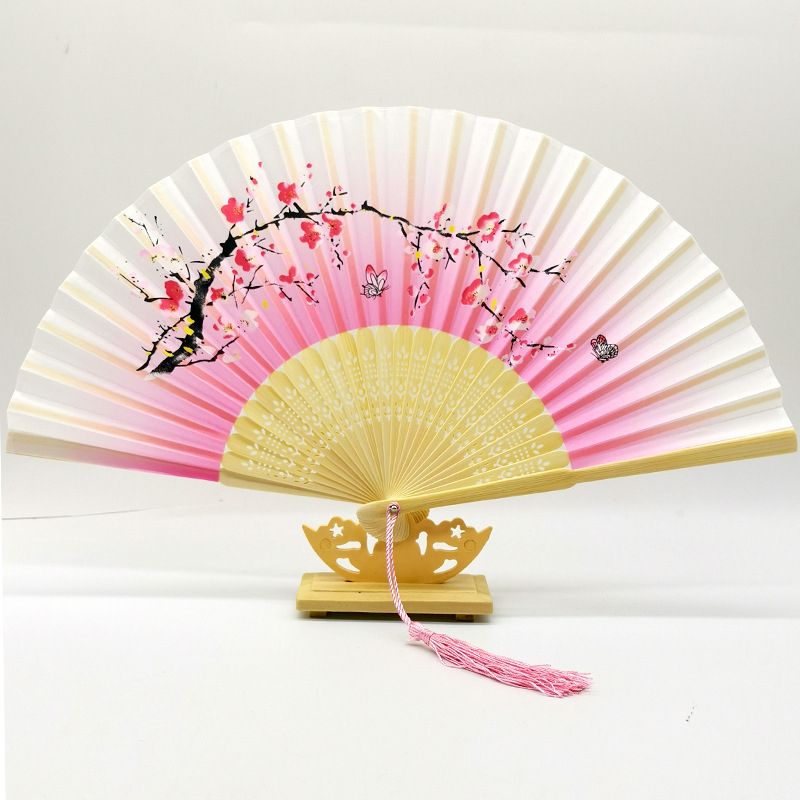 Waaiers Fans Bambu Hand Main Bamboo Children Eventail Vintage Gift Antique Japanese Wedding A Fan Fan Chinese Fold Folding