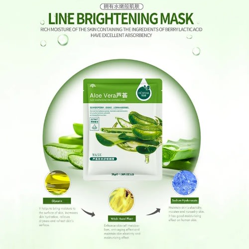 Hchana Aloe Vera Moisturing Facial Mask