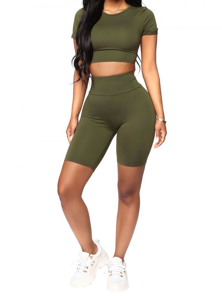 JEMIE SPORTWEAR SET( GREEN COLOR)