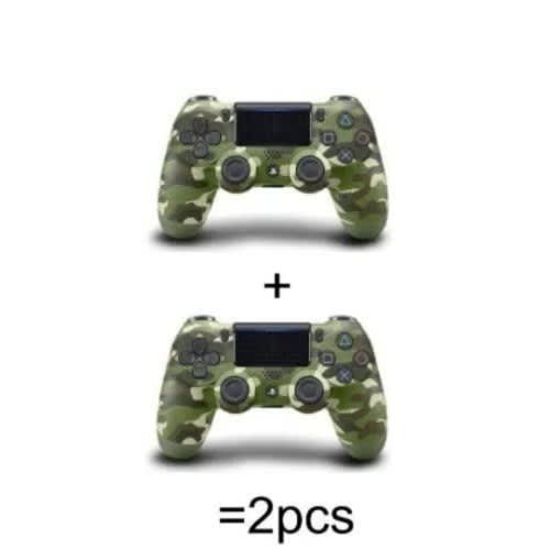 Sony PS4 Controller With Touchpad Lightbar - Green Camo - 2Pcs