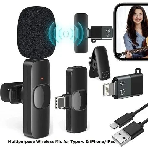 Double Wireless Microphone For Type-c & Iphone