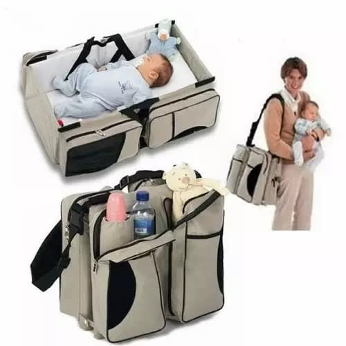 Fabric 1 X 4 Bed And Bag Diaper Bag