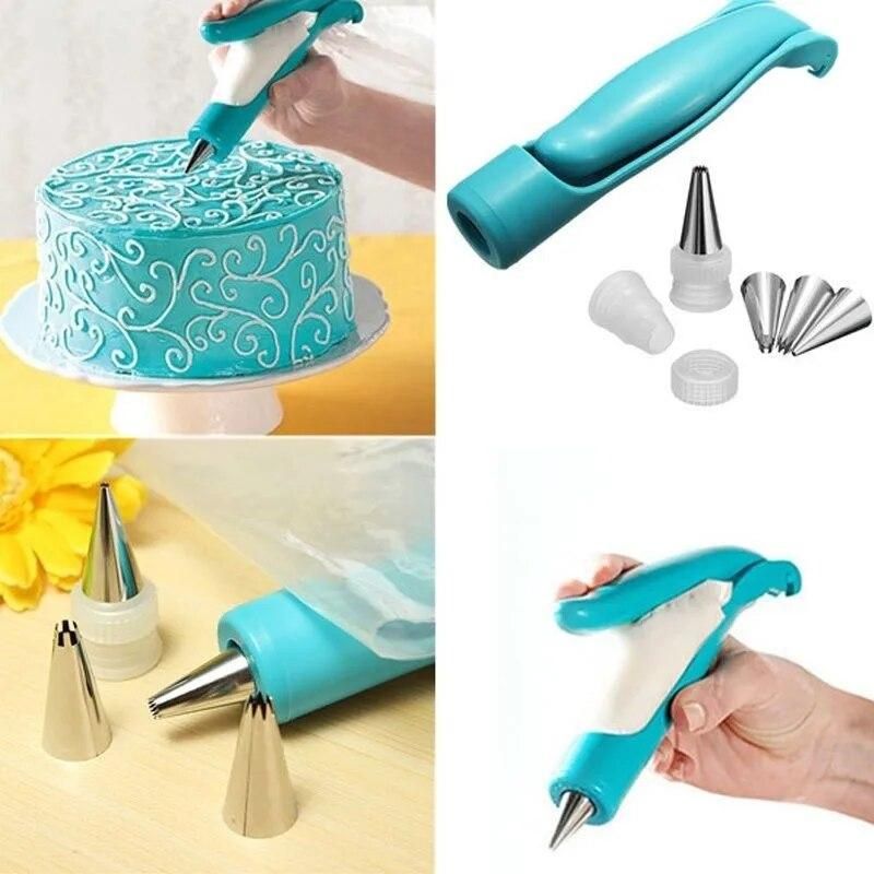 Nozzles Set Tool Dessert Decorators Cream Cake Decorating Icing Piping Cream Syringe Tips Muffin Cake Pastry Pen Bag Pastry Tip