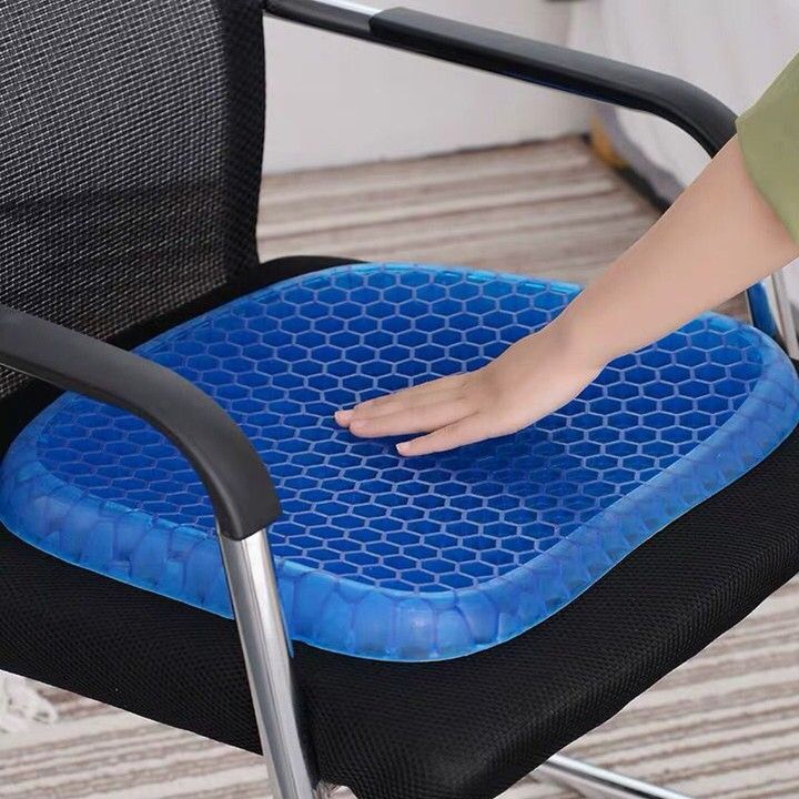 Seat Cushion Absorbs Pressure Points Reliefs Lower Back
