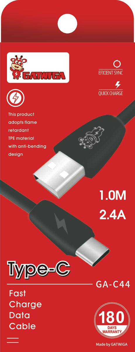 TYPE A1 Fast Charge TYPE C USB Cable