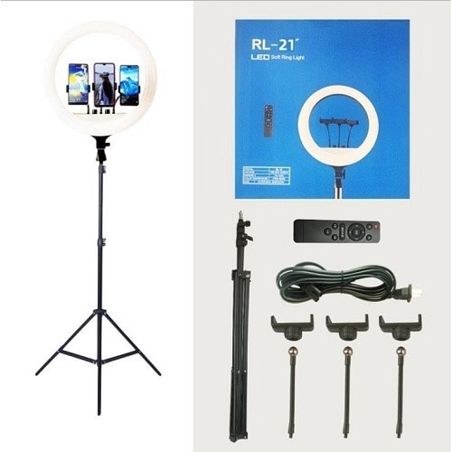 21 Inches Ring Light - 54cm Led Soft Ring Light With Tripod And Remote