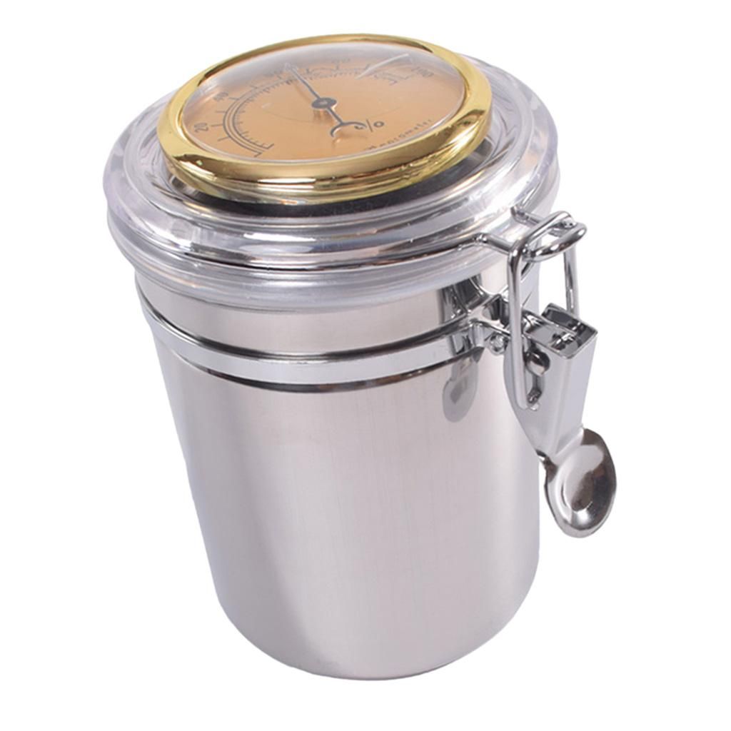 Stainless Steel Cylindrical  Hydrating Tube Cup Humidor W/