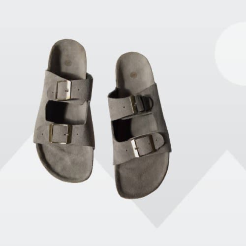 Men's Suede Pam Slippers - Ash