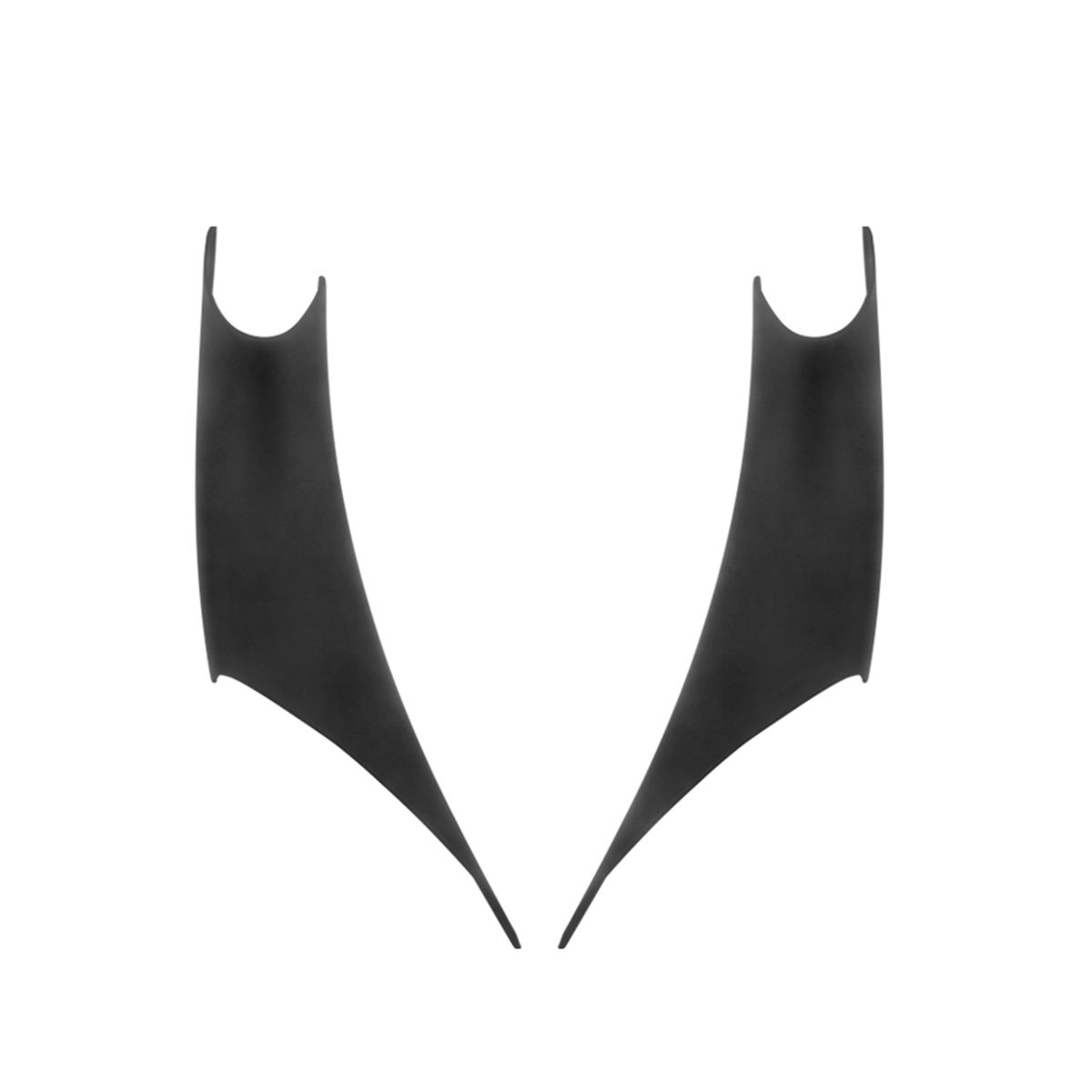 Car Interior Door Panel Grab Handle Covers Carbon Fiber ABS