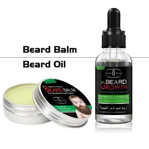 Beard Oil Instant Facial Rapid Beard Growth -with Balm