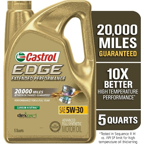 Edge Extended Performance 5w-30 Advanced Full Synthetic Motor Oil - 5 Quart