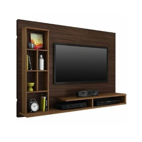 Floating Tv Shelf - Brown