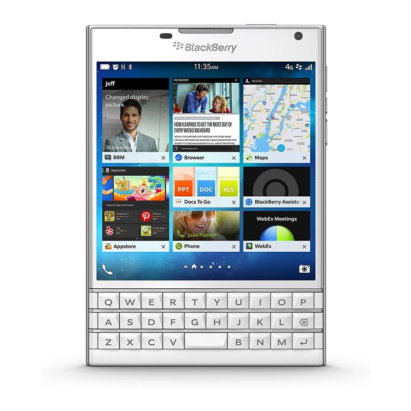 Passport Q30 LTE 3GB RAM 32GB 13.0MP BlackBerry OS Phone - White