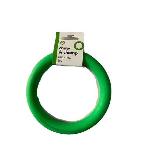 Dog Rubber Chew Ring - Green